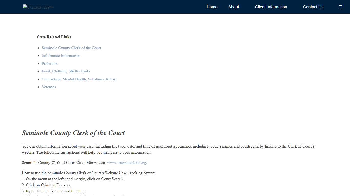 Seminole County Links – Brevard and Seminole Public Defender